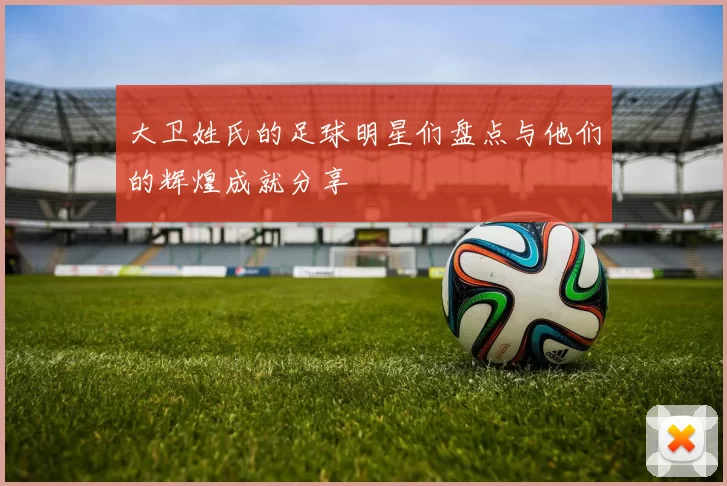 大卫姓氏的足球明星们盘点与他们的辉煌成就分享